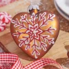 Decorator's Warehouse 3” Glass Gingerbread Ornament > Christmas Decor|Christmas Ornaments