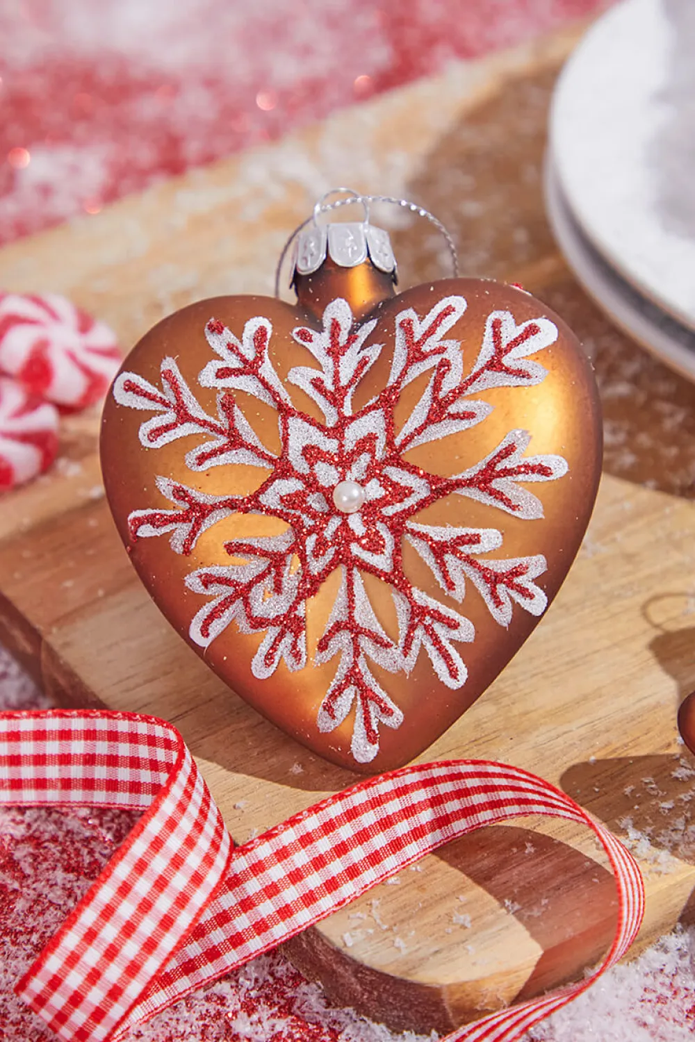 Decorator's Warehouse 3” Glass Gingerbread Ornament > Christmas Decor|Christmas Ornaments