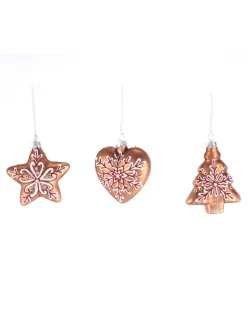 Decorator's Warehouse 3” Glass Gingerbread Ornament > Christmas Decor|Christmas Ornaments