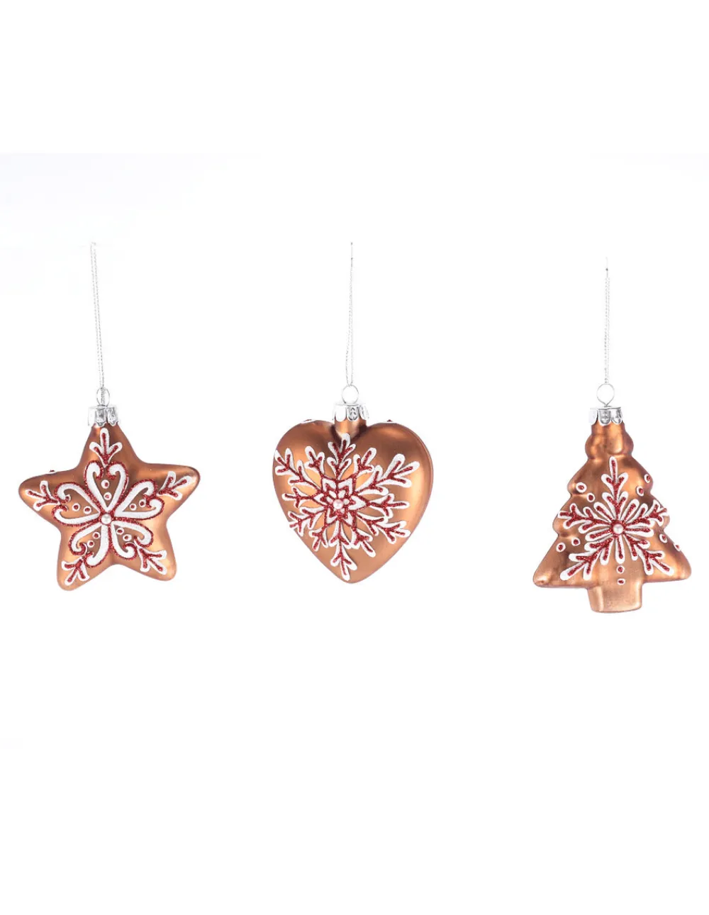 Decorator's Warehouse 3” Glass Gingerbread Ornament > Christmas Decor|Christmas Ornaments