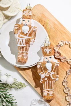 Decorator's Warehouse 6.5" Glass Gingerbread Soldier Ornament > Sugar & Spice|Christmas Decor
