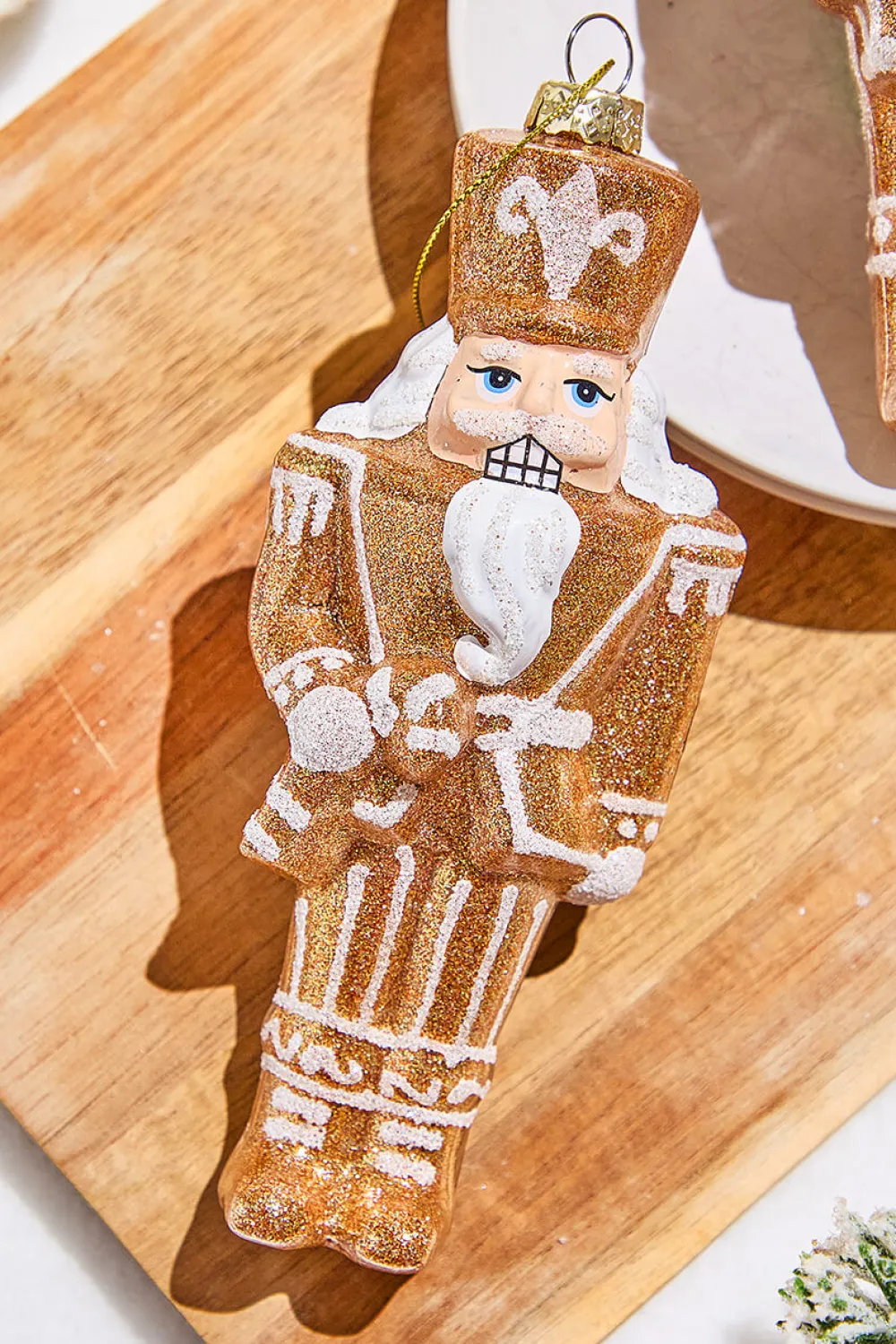 Decorator's Warehouse 6.5" Glass Gingerbread Soldier Ornament > Sugar & Spice|Christmas Decor