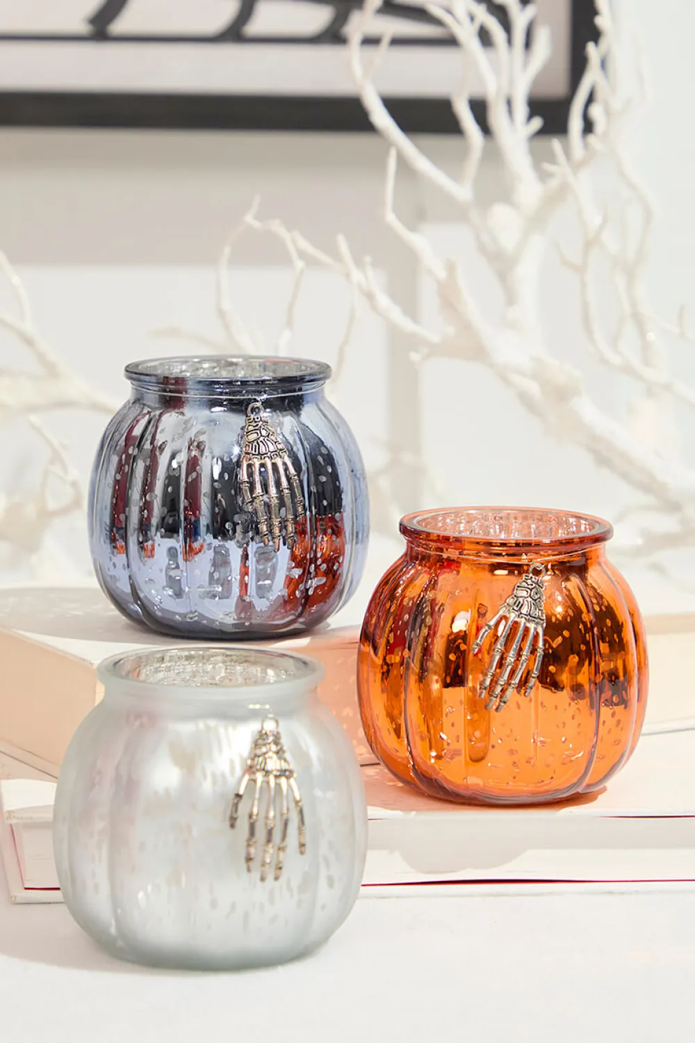 Decorator's Warehouse 3.3" Glass Halloween Luminaries > Halloween|Halloween