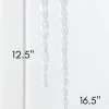 Decorator's Warehouse 16.5" Glass Icicle Ornament > White Christmas|Christmas Decor