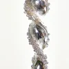 Decorator's Warehouse 7.5" Glass Icicle Ornament > White Christmas|Red & Silver