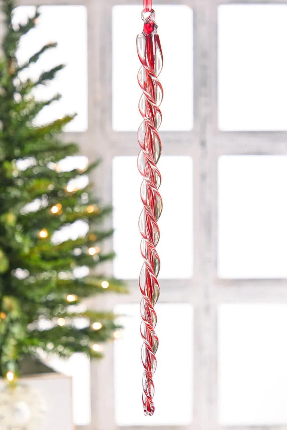 Decorator's Warehouse 16.5" Glass Icicle Ornament > Christmas Decor|Christmas Ornaments