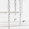 Decorator's Warehouse 7" Glass Icicle Ornament - Small > White Christmas|Red & Silver