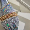 Decorator's Warehouse 10" Glass Iridescent Jewel Finial Large Ornament > Christmas Decor|Jewel Tones