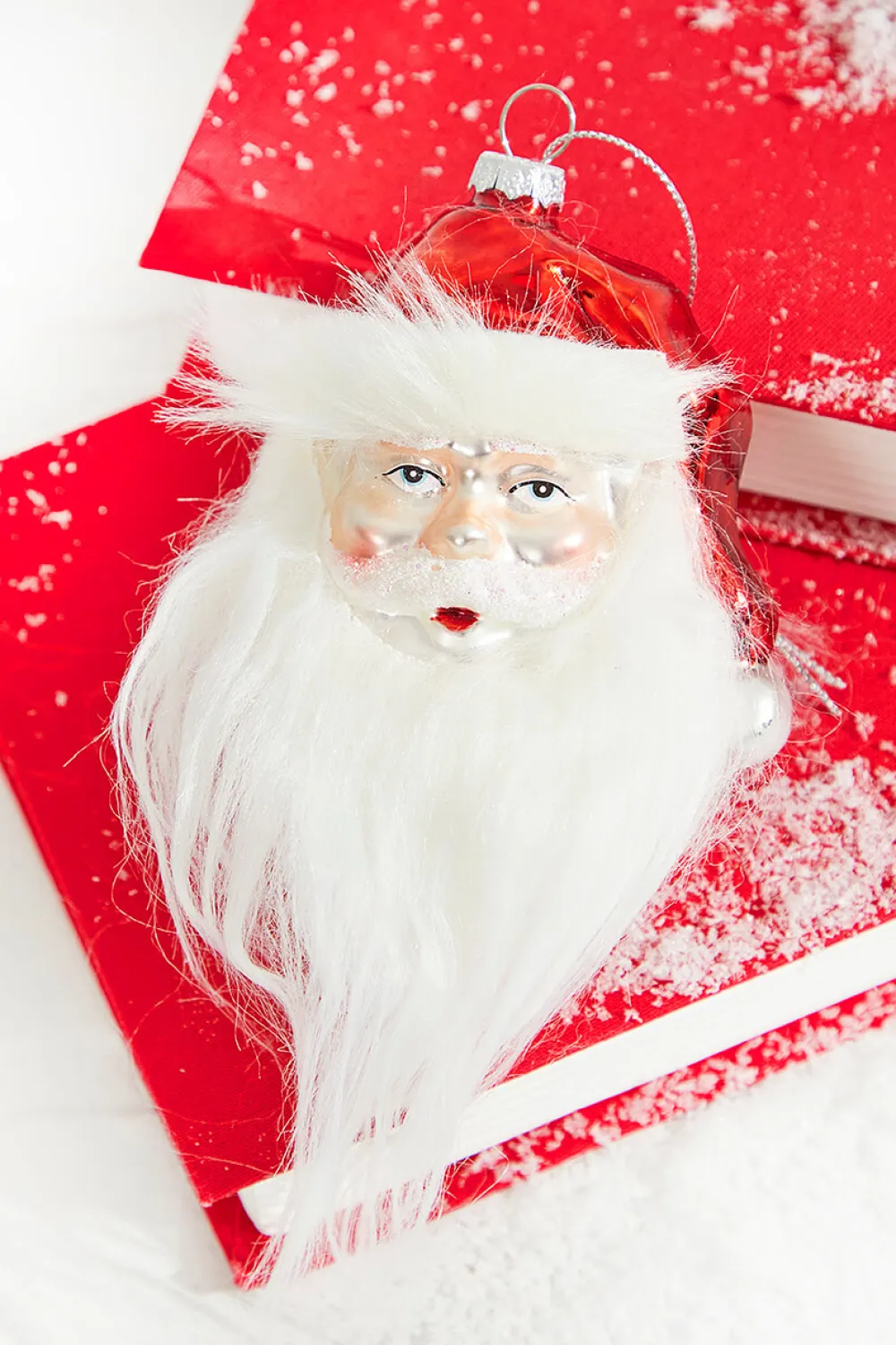 Decorator's Warehouse 6" Glass Santa Clause Ornament > Christmas Decor|Christmas Ornaments