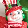 Decorator's Warehouse 5.5" Glass Snowman Head Ornament > Retro Brites|Christmas Decor