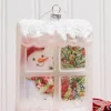 Decorator's Warehouse 4.5” Glass Snowman in Window Ornament > Christmas Ornaments|Christmas Decor