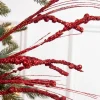 Decorator's Warehouse 33” Glitter Berry Spray- Red > Nutcracker|Christmas Sprays