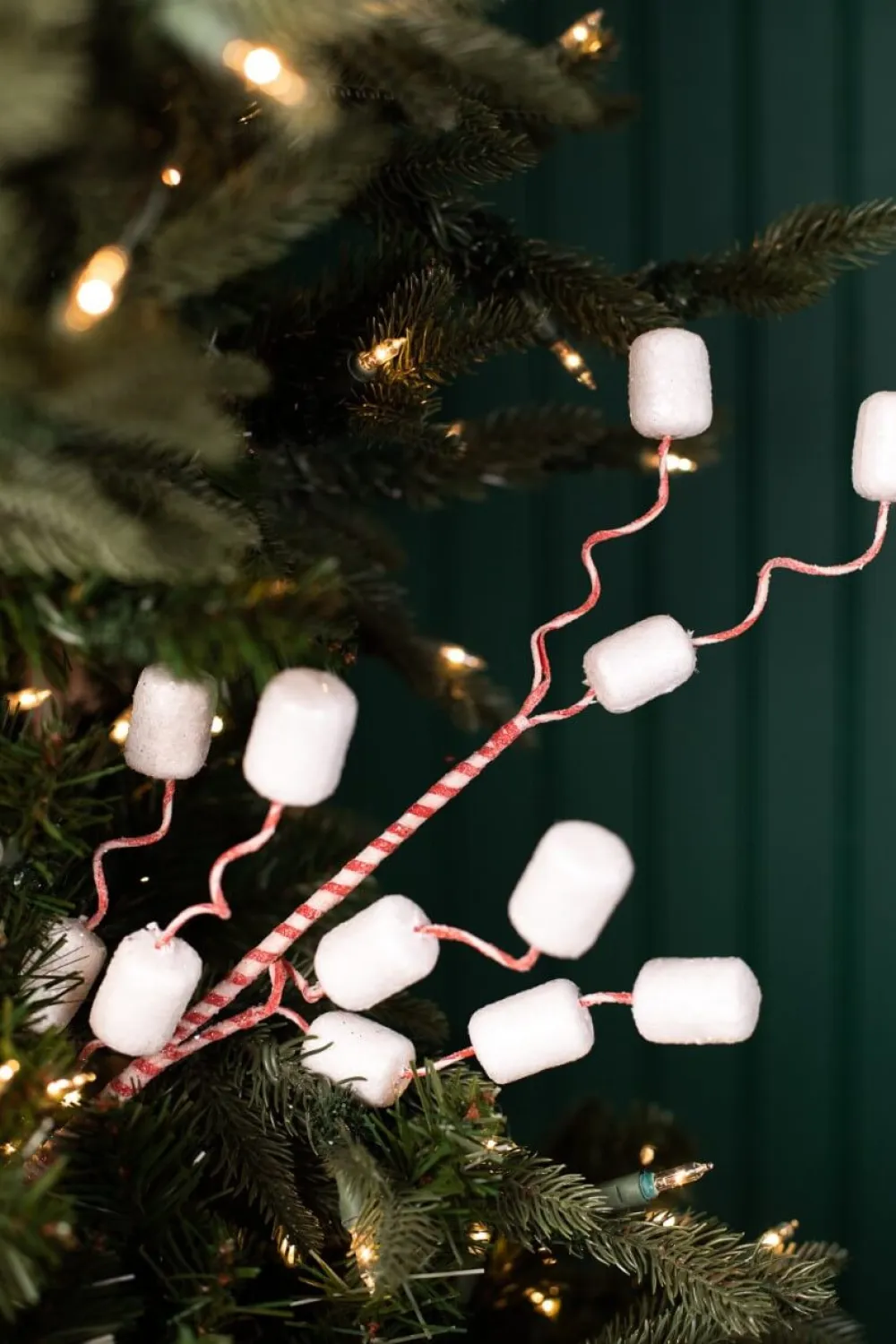 Decorator's Warehouse 29” Glitter Candy Marshmallow Spray > Christmas Sprays|Christmas Decor