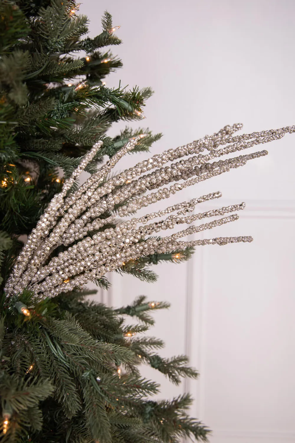 Decorator's Warehouse 33” Glitter Cluster Berry Spray > Christmas Sprays|Christmas Decor