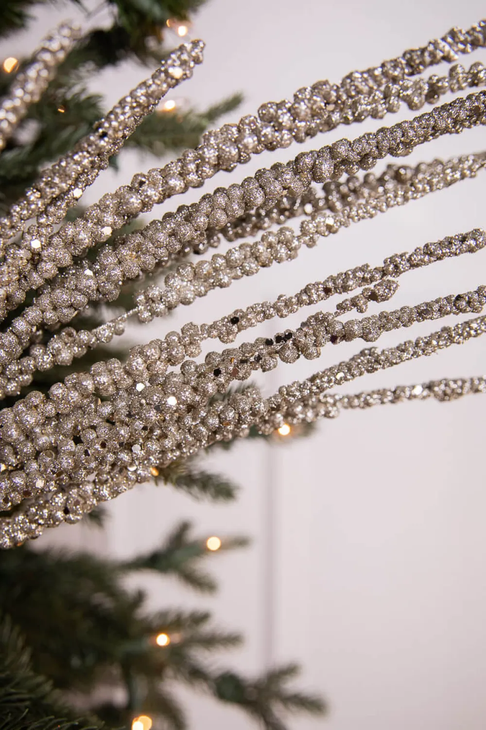 Decorator's Warehouse 33” Glitter Cluster Berry Spray > Christmas Sprays|Christmas Decor