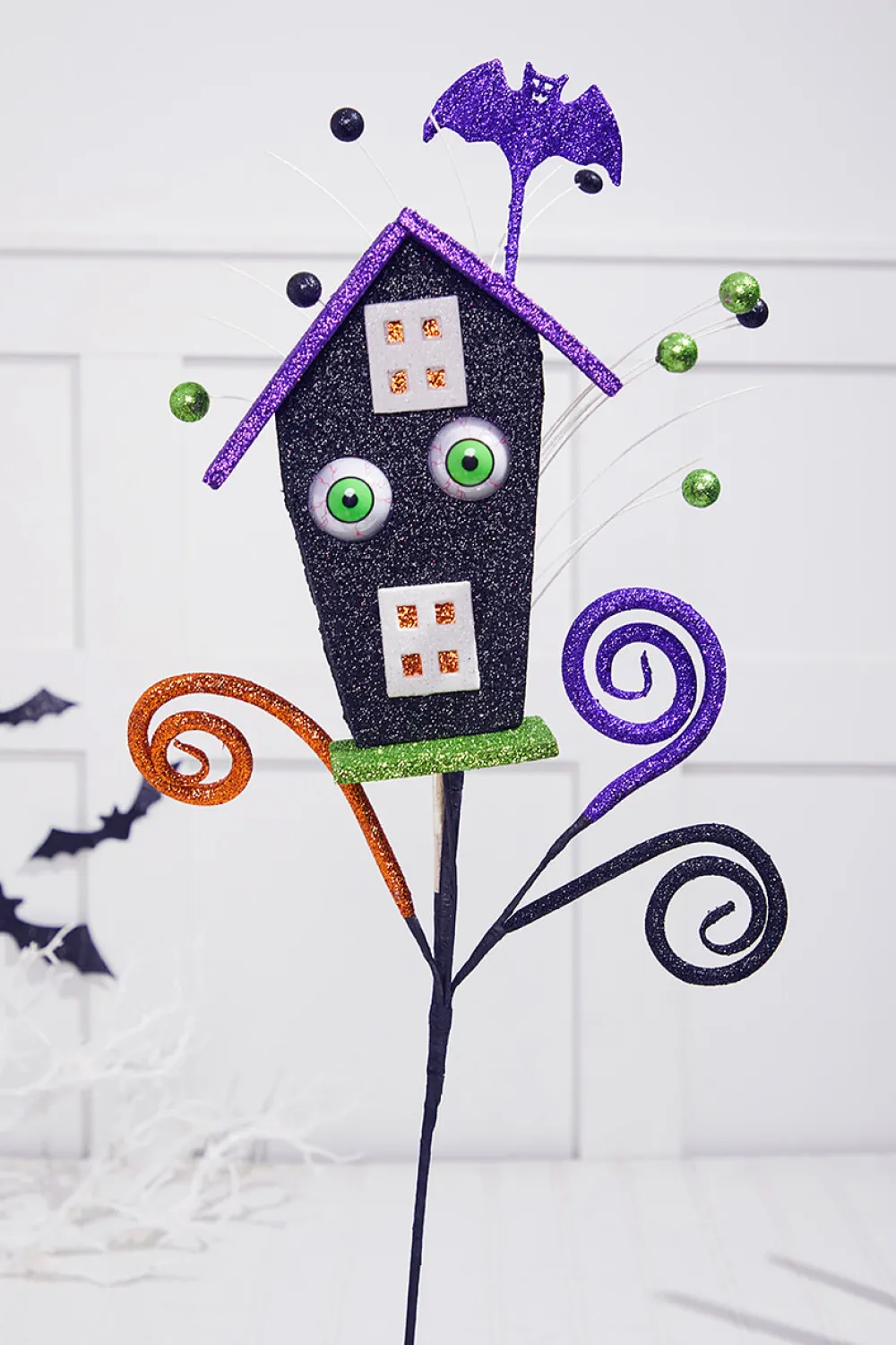 Decorator's Warehouse 30” Glitter Eye House Bat Spray > Halloween|Halloween
