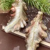Decorator's Warehouse 5" - 6" Glitter Glass Feather Ornament > Christmas Decor|Christmas Ornaments