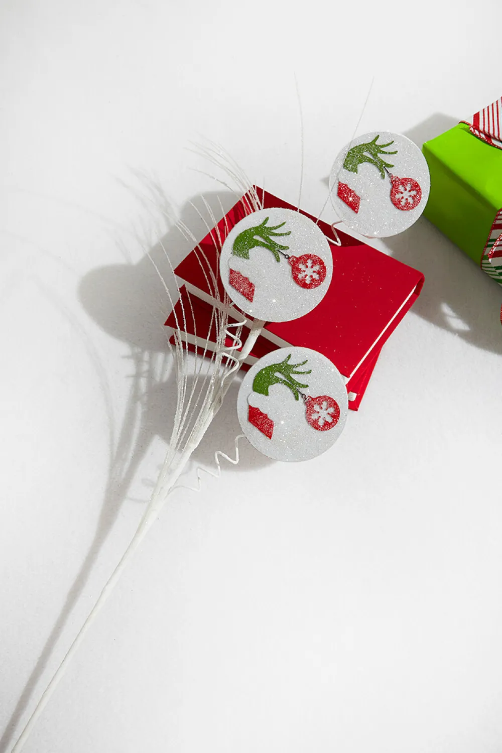 Decorator's Warehouse 28” Glitter Grinch Arm Grass Spray > Kristin'S Picks|Storyville