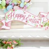 Decorator's Warehouse 15” Glitter Happy Easter Banner Sign > Easter Decor|Easter Decor