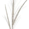 Decorator's Warehouse 34” Glitter Mica Triple Spike Grass Spray - White > White Christmas|Christmas Sprays