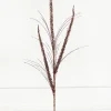 Decorator's Warehouse 34" Glitter Mica Triple Spike Grass Spray - Copper > Tinsel & Pine|Christmas Decor
