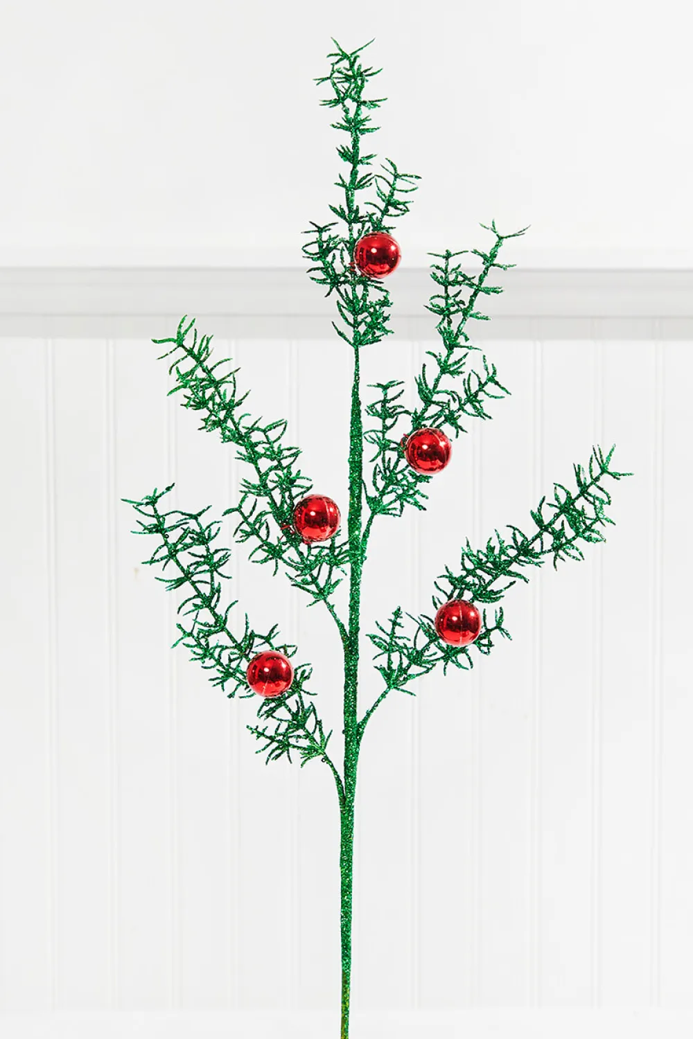 Decorator's Warehouse 31” Glitter Pine Ball Ornament Spray > Christmas Decor|Traditional