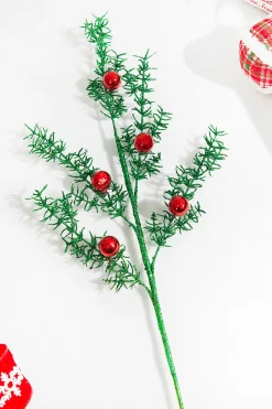Decorator's Warehouse 31” Glitter Pine Ball Ornament Spray > Christmas Decor|Traditional