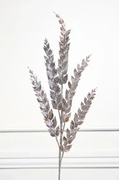 Decorator's Warehouse 34.5" Glitter Ruscus Branch > Christmas Sprays|Christmas Decor
