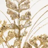 Decorator's Warehouse 29" Glitter/Sequin Forest Fern Spray - Champagne > Sugar & Spice|Christmas Sprays
