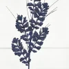 Decorator's Warehouse 29" Glitter/Sequin Forest Fern Spray - Midnight Blue > Blue Christmas|Nutcracker