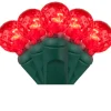 Decorator's Warehouse G12 70L 4" Spacing - Red > Outdoor Lighting|Light Strands