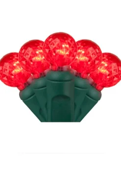 Decorator's Warehouse G12 70L 4" Spacing - Red > Outdoor Lighting|Light Strands