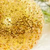 Decorator's Warehouse 4" Gold Beaded Metallic Ball Ornament > Christmas Ornaments|Classic Christmas