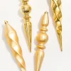 Decorator's Warehouse 12" Gold Finial Boxed - Set of 4 > Nutcracker|Boxed Sets