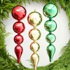 Decorator's Warehouse 19.5" Gold Glass Finial Ornament > Christmas Decor|Christmas Ornaments