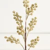 Decorator's Warehouse 36" Gold Glitter Berry Spray > Nutcracker|Christmas Sprays