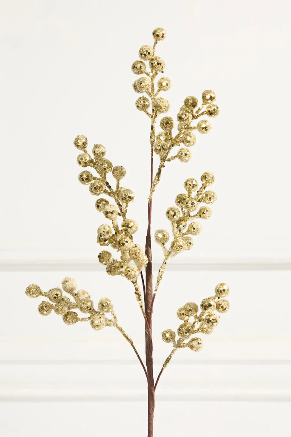 Decorator's Warehouse 36" Gold Glitter Berry Spray > Nutcracker|Christmas Sprays