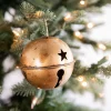 Decorator's Warehouse 3.5” Gold Glitter Metal Antique Bell Ornament > Christmas Ornaments|Winter Woodland