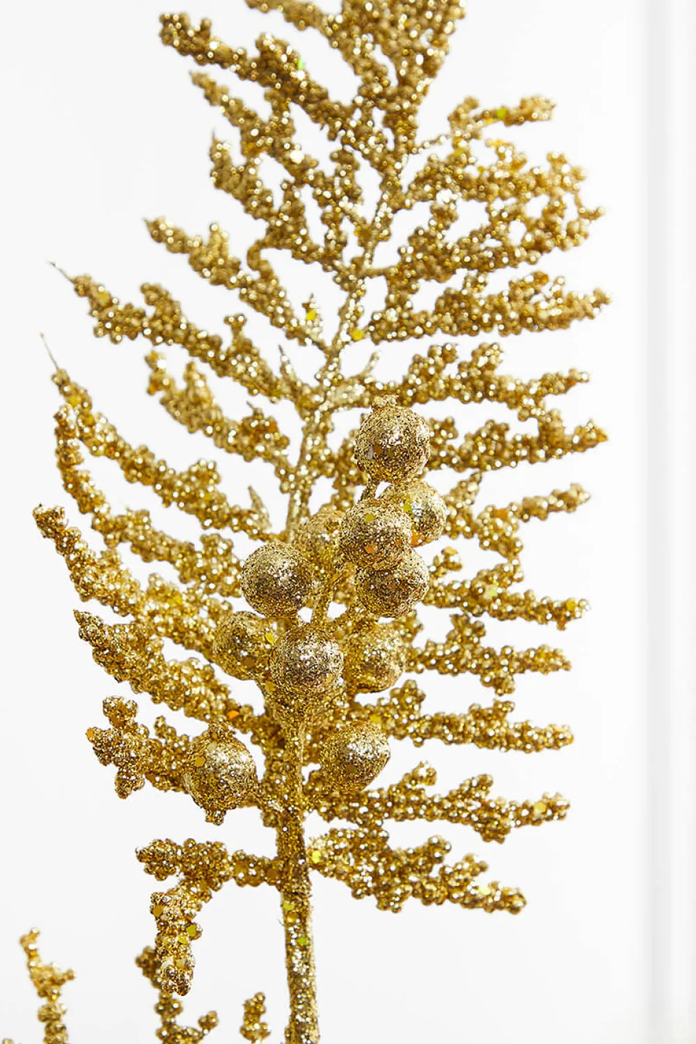 Decorator's Warehouse 36" Gold Glitter Pine Berry Spray > Nutcracker|Classic Christmas