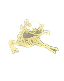 Decorator's Warehouse Gold Reindeer Ornament > Sale|Christmas Sale