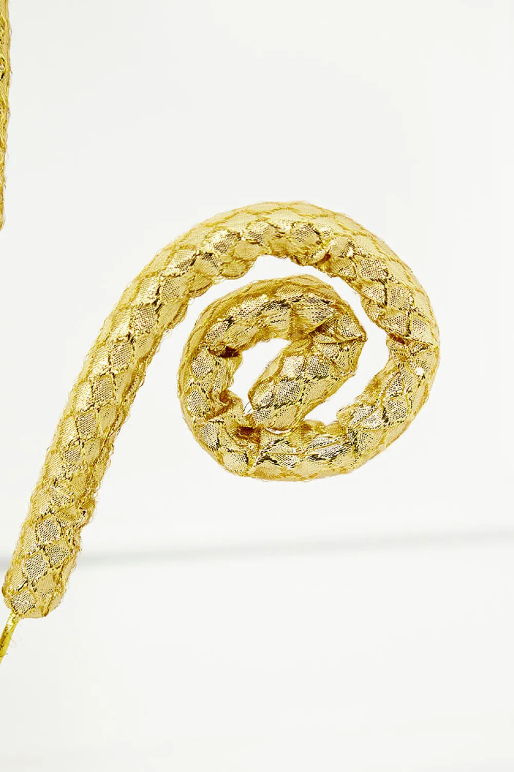 Decorator's Warehouse 28" Gold Spiral Curly Spray > Nutcracker|Christmas Sprays