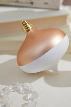 Decorator's Warehouse 5" Gold White Onion Ornament > Sugar & Spice|Nutcracker