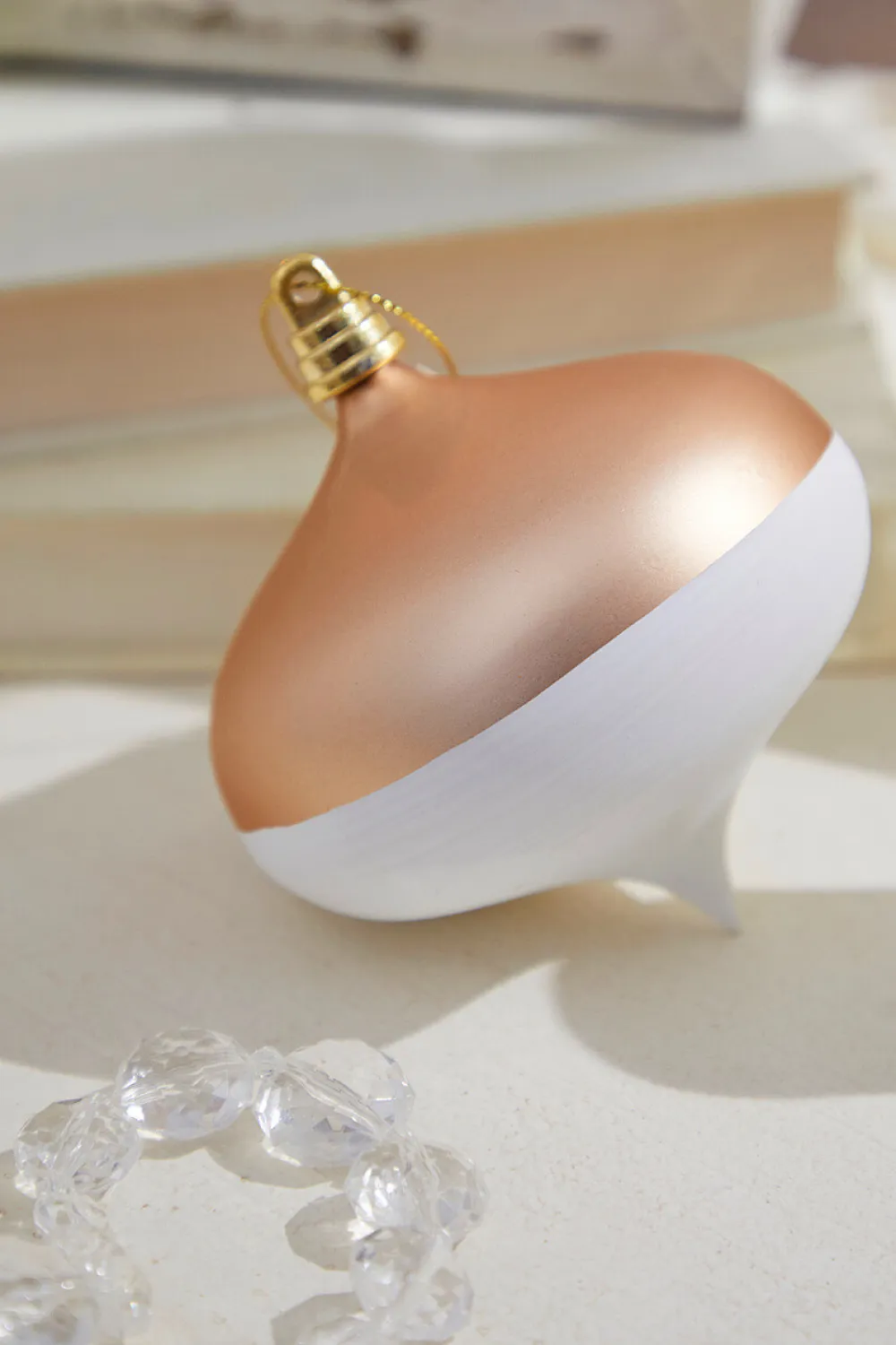 Decorator's Warehouse 5" Gold White Onion Ornament > Sugar & Spice|Nutcracker