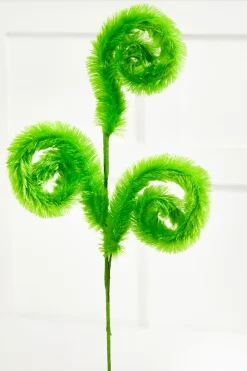 Decorator's Warehouse 28" Green Furry Curly Spray > Storyville|Christmas Sprays