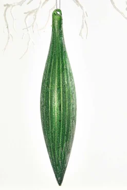 Decorator's Warehouse 9" Green Glass Ornament > Nutcracker|Christmas Decor