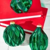 Decorator's Warehouse 6" Green Glass Ornament > Nutcracker|Christmas Decor