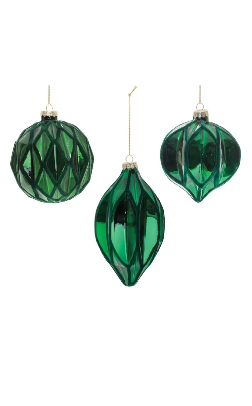 Decorator's Warehouse 6" Green Glass Ornament > Nutcracker|Christmas Decor
