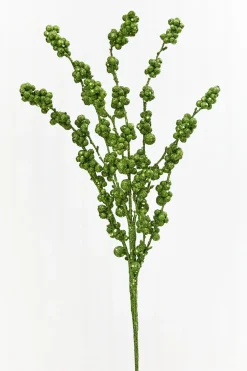 Decorator's Warehouse 26" Green Glitter Berries Spray > Merry & Bright|2026 New Additions