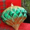 Decorator's Warehouse 6" Green Gold Onion Ornament > Nutcracker|Christmas Decor
