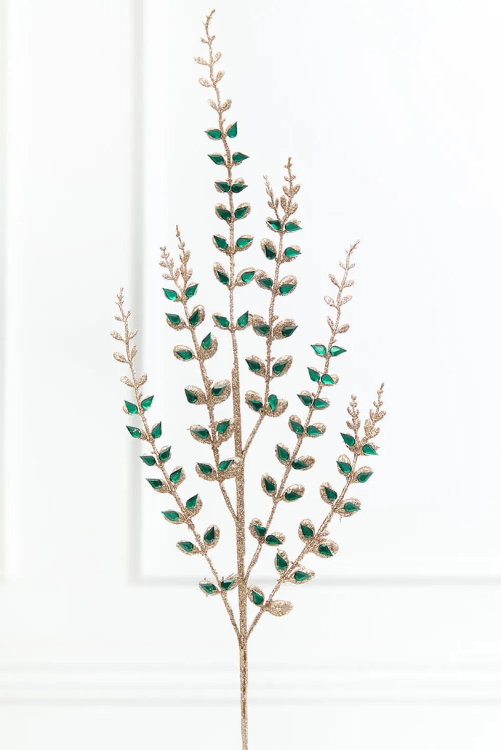Decorator's Warehouse 30" Green Jeweled Glitter Spray > Christmas Sprays|Christmas Decor